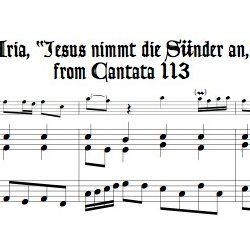 Aria, &ldquo;Jesus nimmt die S&uuml;nder an,&rdquo; from Cantata 113