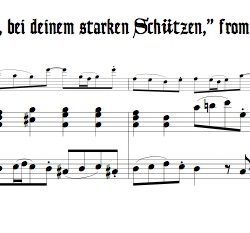 Aria, &ldquo;Gott, bei deinem starken Sch&uuml;tzen,&rdquo; from Cantata 14
