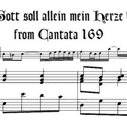 Aria, &ldquo;Gott soll allein mein Herze haben&rdquo; from Cantata 169