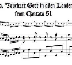 Cantata &ldquo;Jauchzet Gott in allen Landen&rdquo; BWV 51