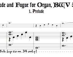 Bach Pr&eacute;lude and Fugue BWV 558