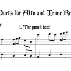 *Aperçus désagréables* arr. for Recorder Quartet